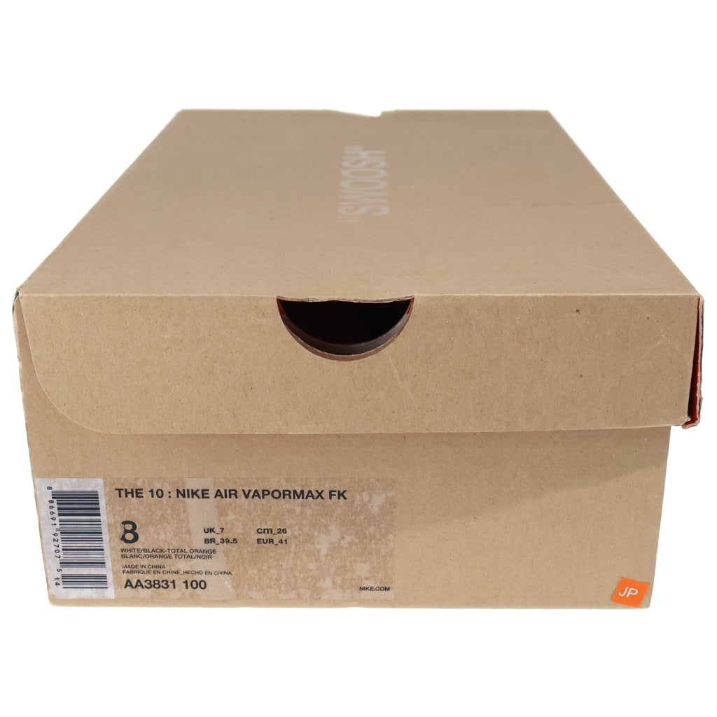 NIKE(ナイキ) ×OFF-WHITE AIR VAPORMAX オフ エアヴェイパーマックス ローカットスニーカー ホワイト US8/26cm AA3831-100