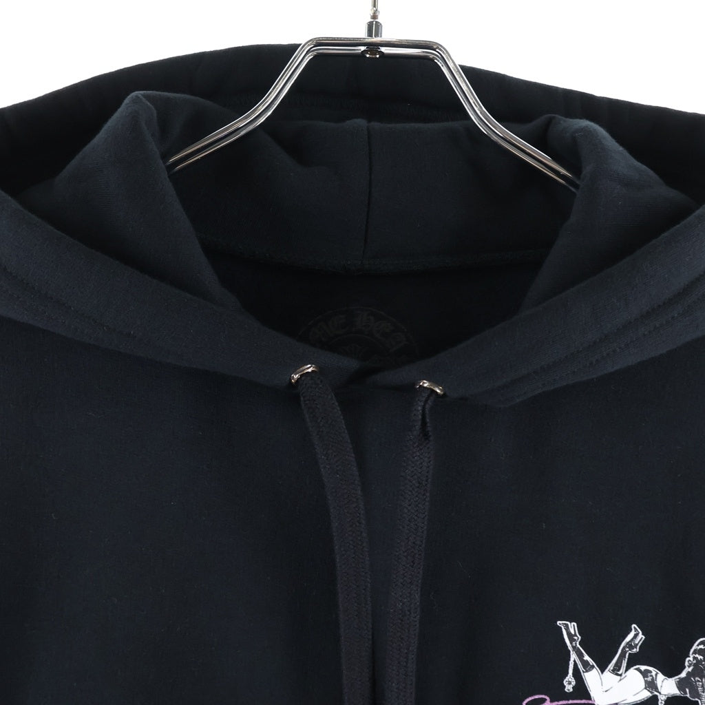CHROME HEARTS(クロムハーツ) 26SS DEADLY DOLL SWTSHRT PLVR LTD デッドリードール プルオーバースウェットパーカー フーディー ブラック