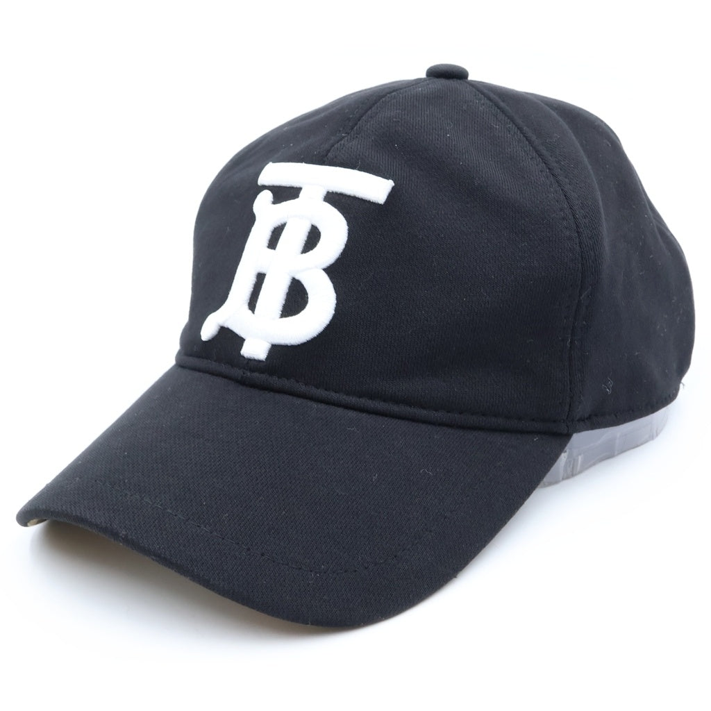 BURBERRY(バーバリー) TBアナグラム ベースボールキャップ 帽子 ロゴ ブラック 8010946