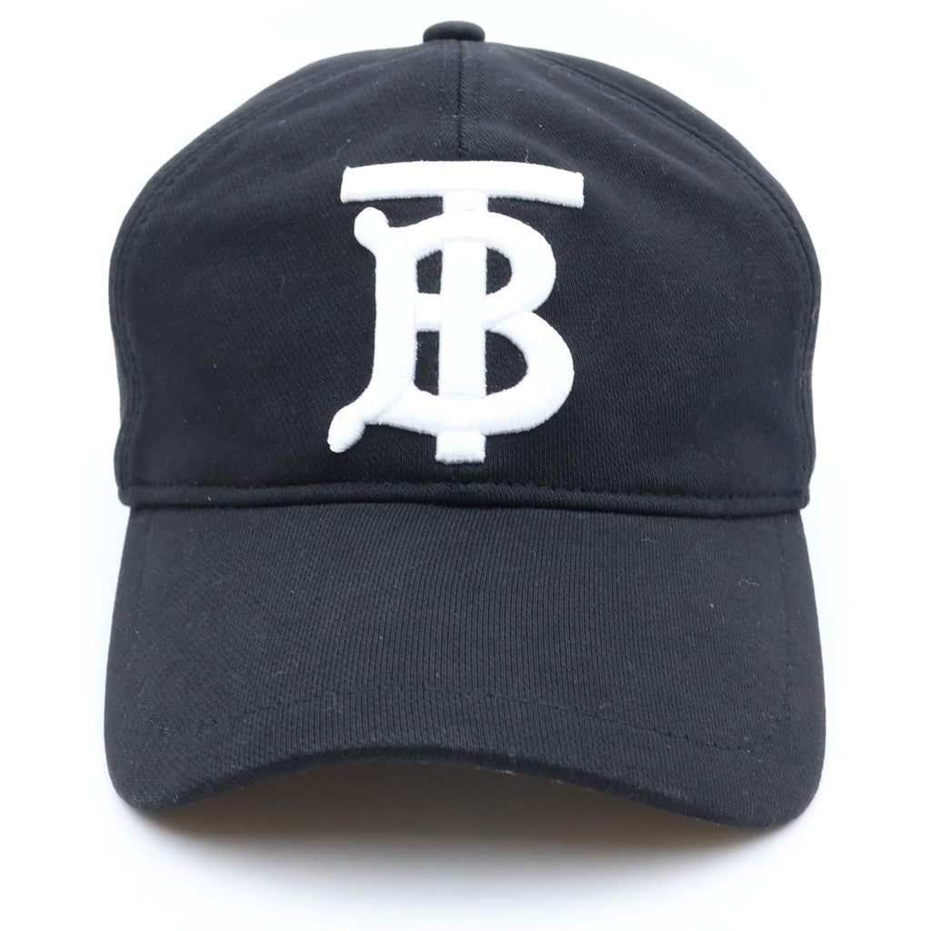 BURBERRY(バーバリー) TBアナグラム ベースボールキャップ 帽子 ロゴ ブラック 8010946