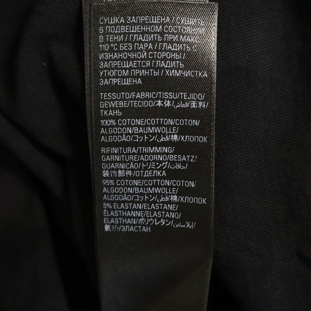 BALENCIAGA(バレンシアガ) ダメージ加工フレイムロゴTシャツ 787349 TQVW7 ブラック