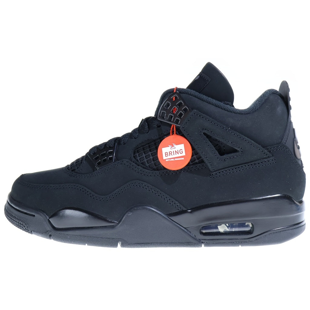 NIKE(ナイキ) Air Jordan 4 Black Cat FV5029-010 ジョーダン4 ブラックキャット ハイカットスニーカー シューズ US8.5/26.5cm ブラック