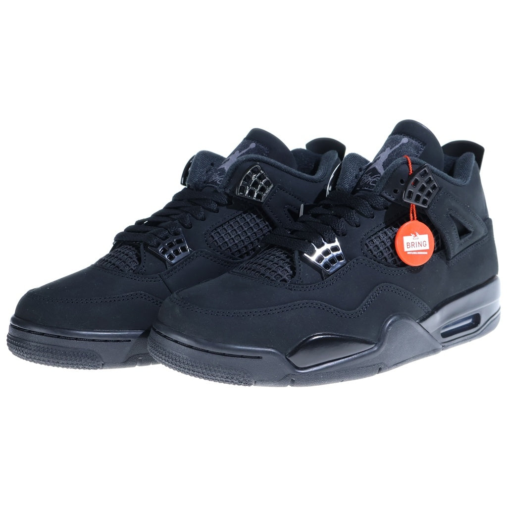 NIKE(ナイキ) Air Jordan 4 Black Cat FV5029-010 ジョーダン4 ブラックキャット ハイカットスニーカー シューズ US8.5/26.5cm ブラック