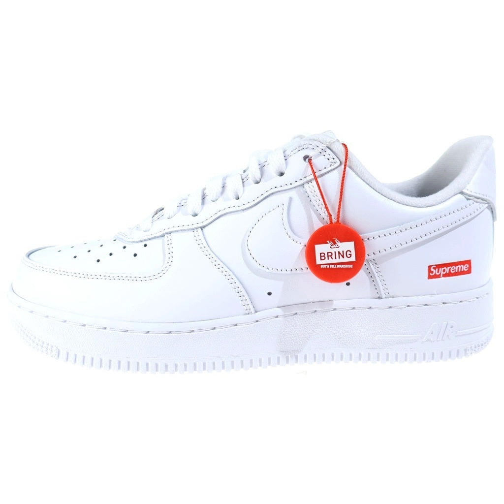 NIKE(ナイキ) ×Supreme Air Force 1 Low White CU9225-100 ×シュプリーム エアフォース1 ロー ローカットスニーカー シューズ US8.5/26.5cm ホワイト