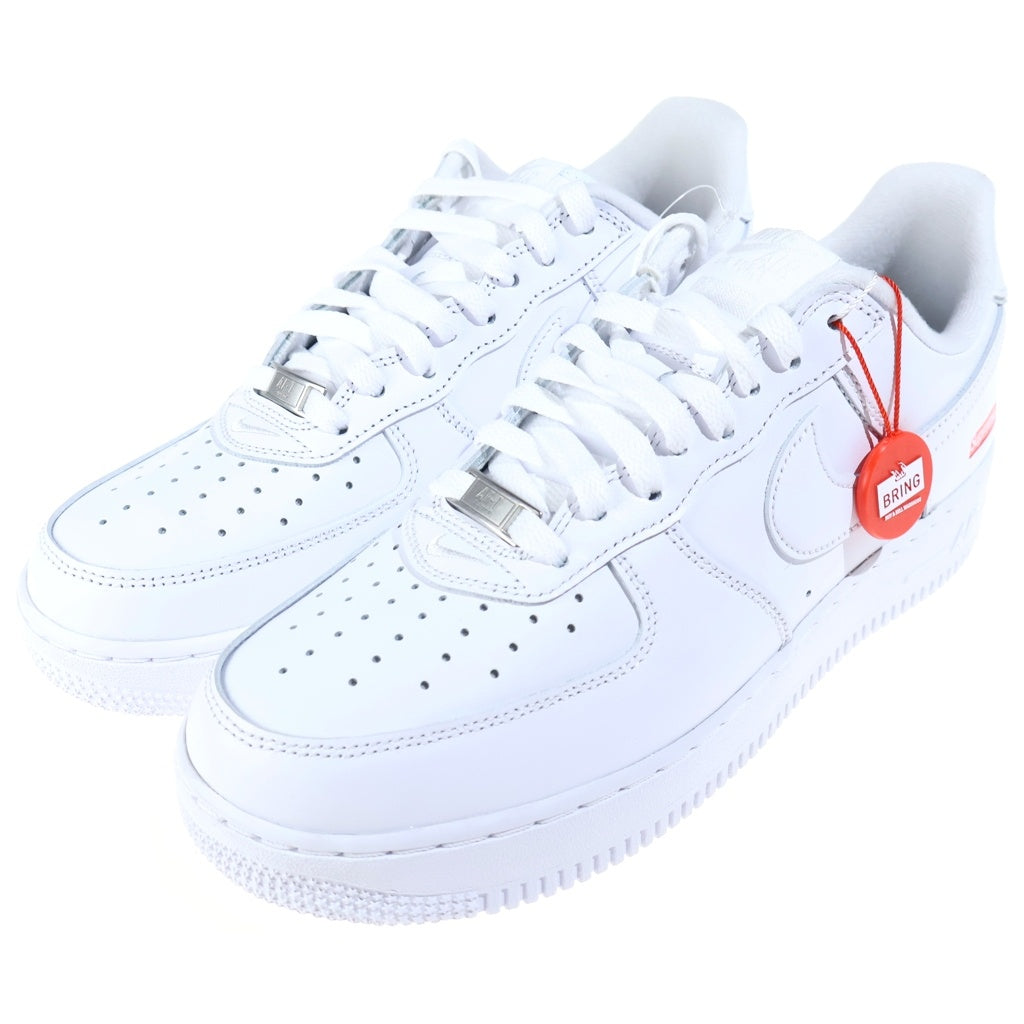 NIKE(ナイキ) ×Supreme Air Force 1 Low White CU9225-100 ×シュプリーム エアフォース1 ロー ローカットスニーカー シューズ US8.5/26.5cm ホワイト