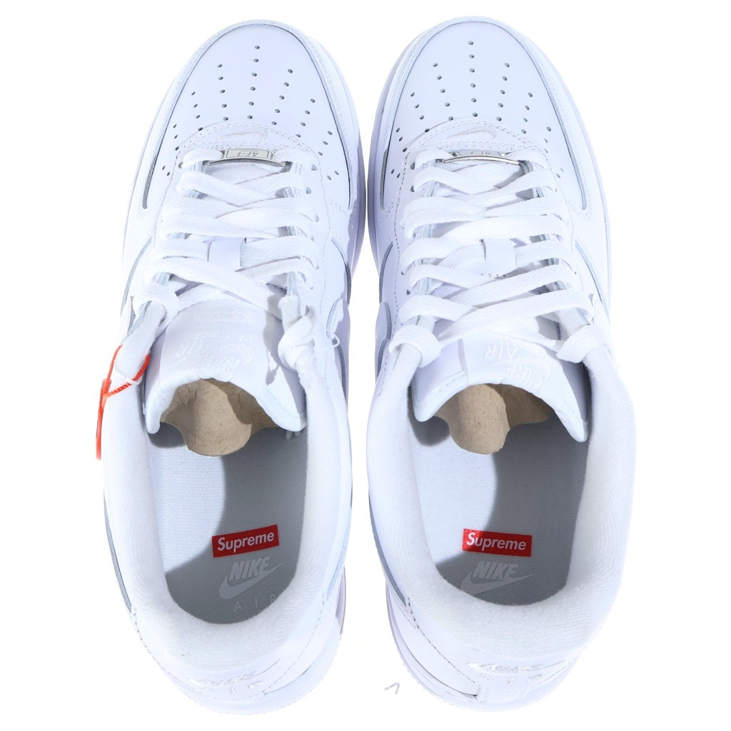 NIKE(ナイキ) ×Supreme Air Force 1 Low White CU9225-100 ×シュプリーム エアフォース1 ロー ローカットスニーカー シューズ US8.5/26.5cm ホワイト