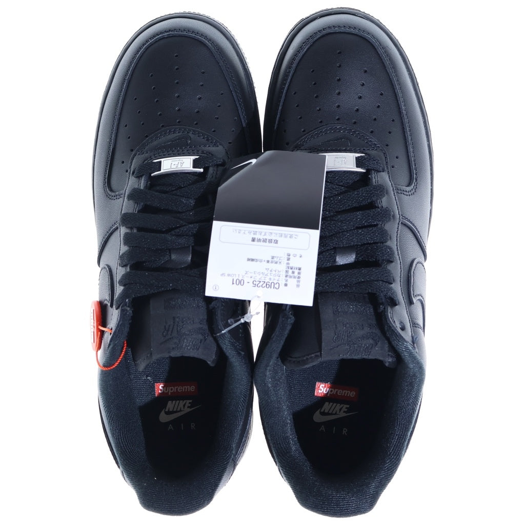 NIKE(ナイキ) ×Supreme Air Force 1 Low Black CU9225-001 ×シュプリーム エアフォース1 ローカットスニーカー シューズ US8.5/26.5cm ブラック