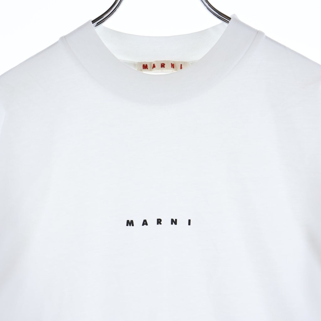 MARNI(マルニ) Logo Oversized Cotton T-Shirts ロゴ オーバーサイズ Tシャツ THJE0263P1 USCS87 ホワイト