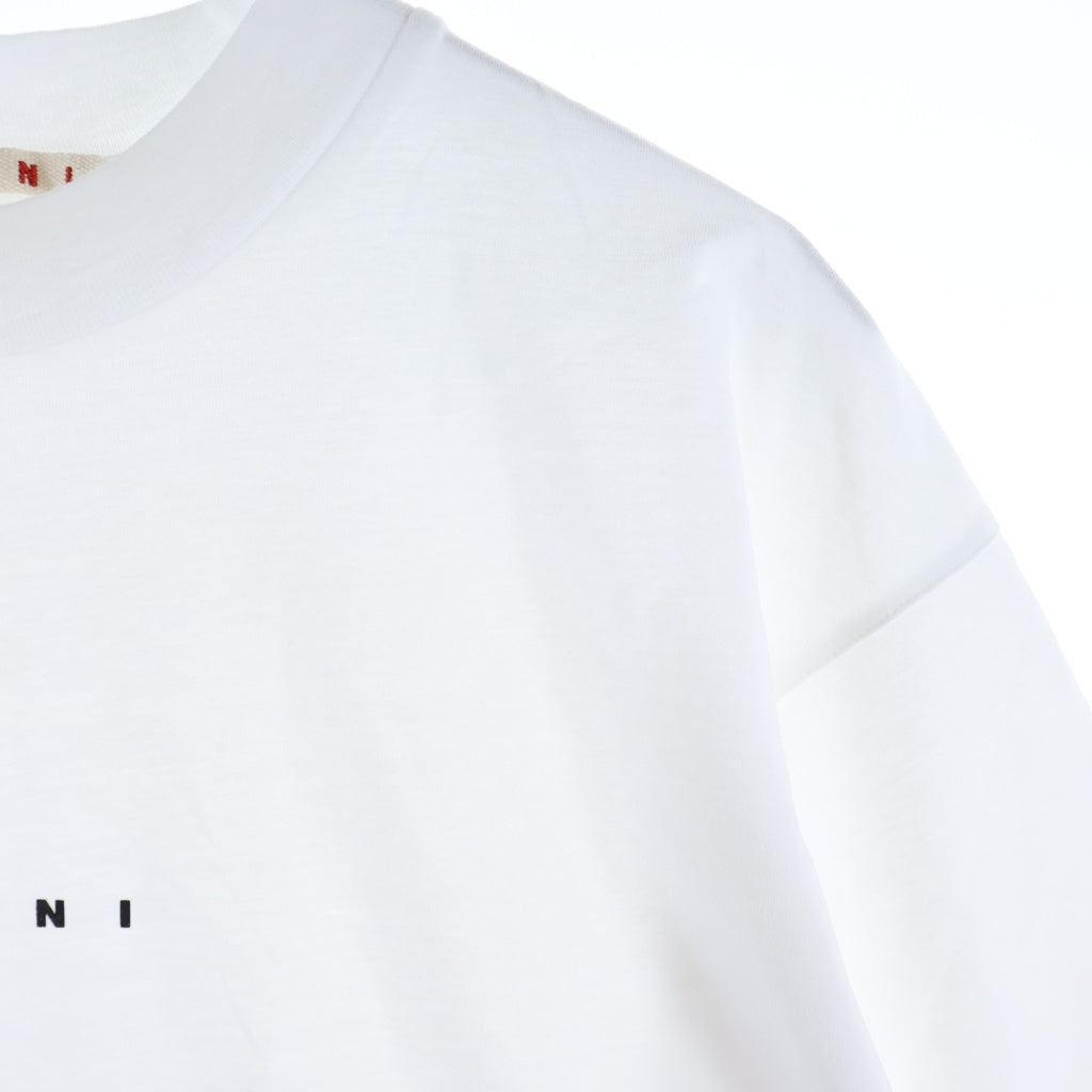 MARNI(マルニ) Logo Oversized Cotton T-Shirts ロゴ オーバーサイズ Tシャツ THJE0263P1 USCS87 ホワイト