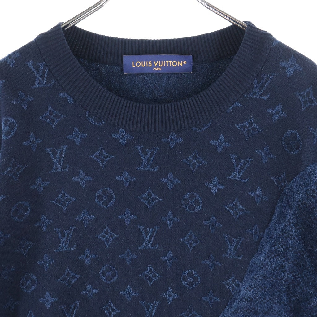 LOUIS VUITTON(ルイヴィトン) 25SS グラフィック ジャガード ニット カットソー RM251M SCW HSN82W ネイビー