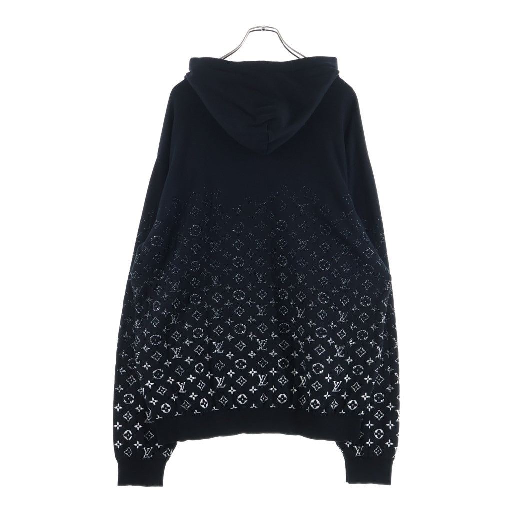 LOUIS VUITTON(ルイヴィトン) 23AW モノグラム グラディエント ニットパーカー フーディー ブラック RM232Q USO HNN45W