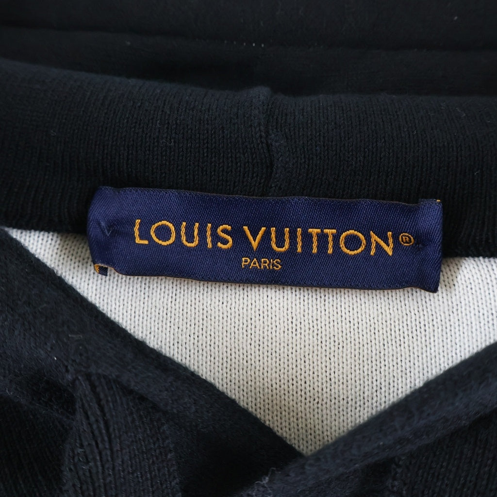 LOUIS VUITTON(ルイヴィトン) 23AW モノグラム グラディエント ニットパーカー フーディー ブラック RM232Q USO HNN45W