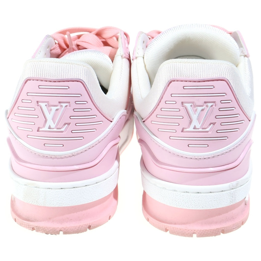 LOUIS VUITTON(ルイヴィトン) LV TRAINER LVトレイナー レザー ローカットスニーカー ホワイト/ピンク 1AGZCL