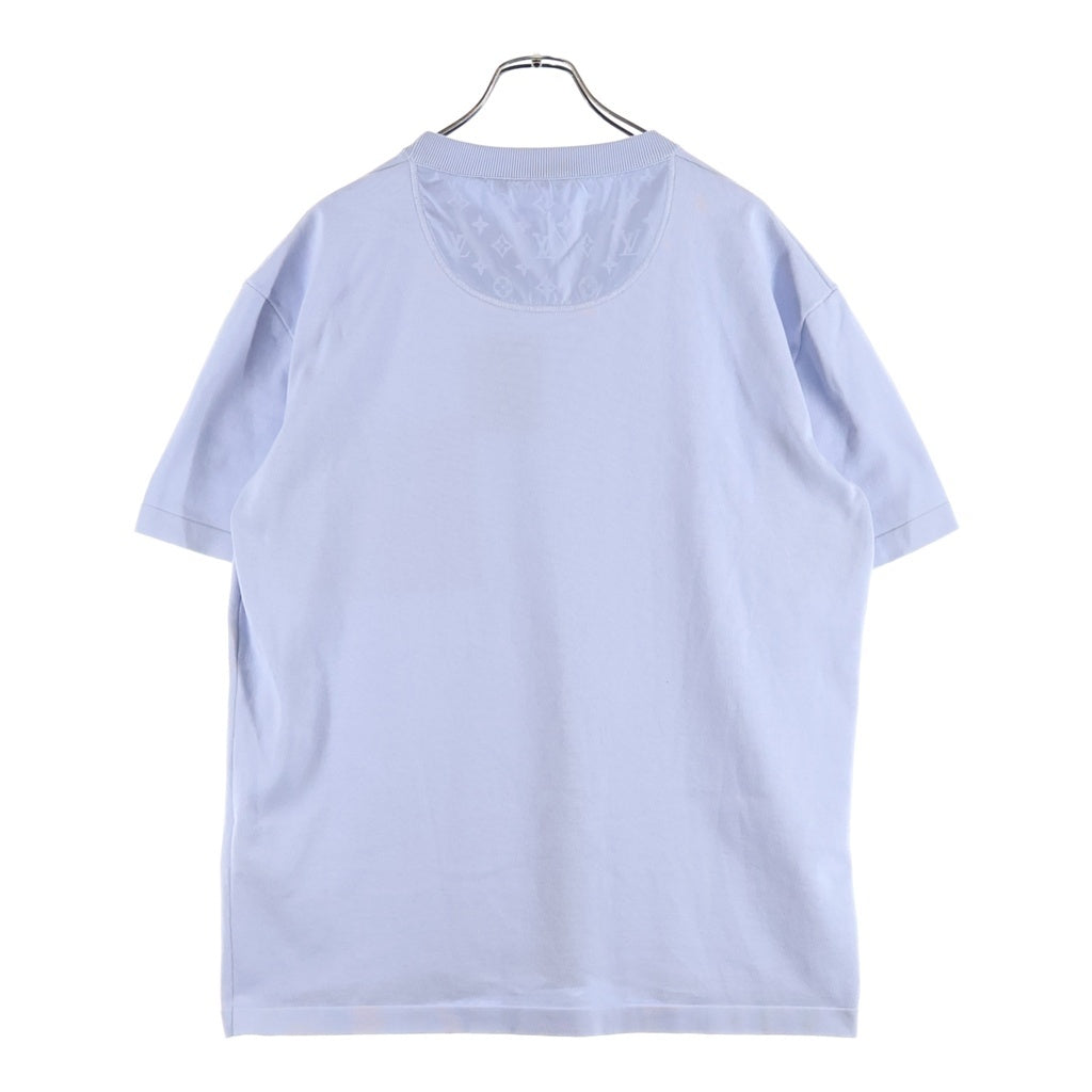 LOUIS VUITTON(ルイヴィトン) モノグラム ナイロンポケット付き 半袖Tシャツ カットソー ブルー RM262ME ZLW HTN44W