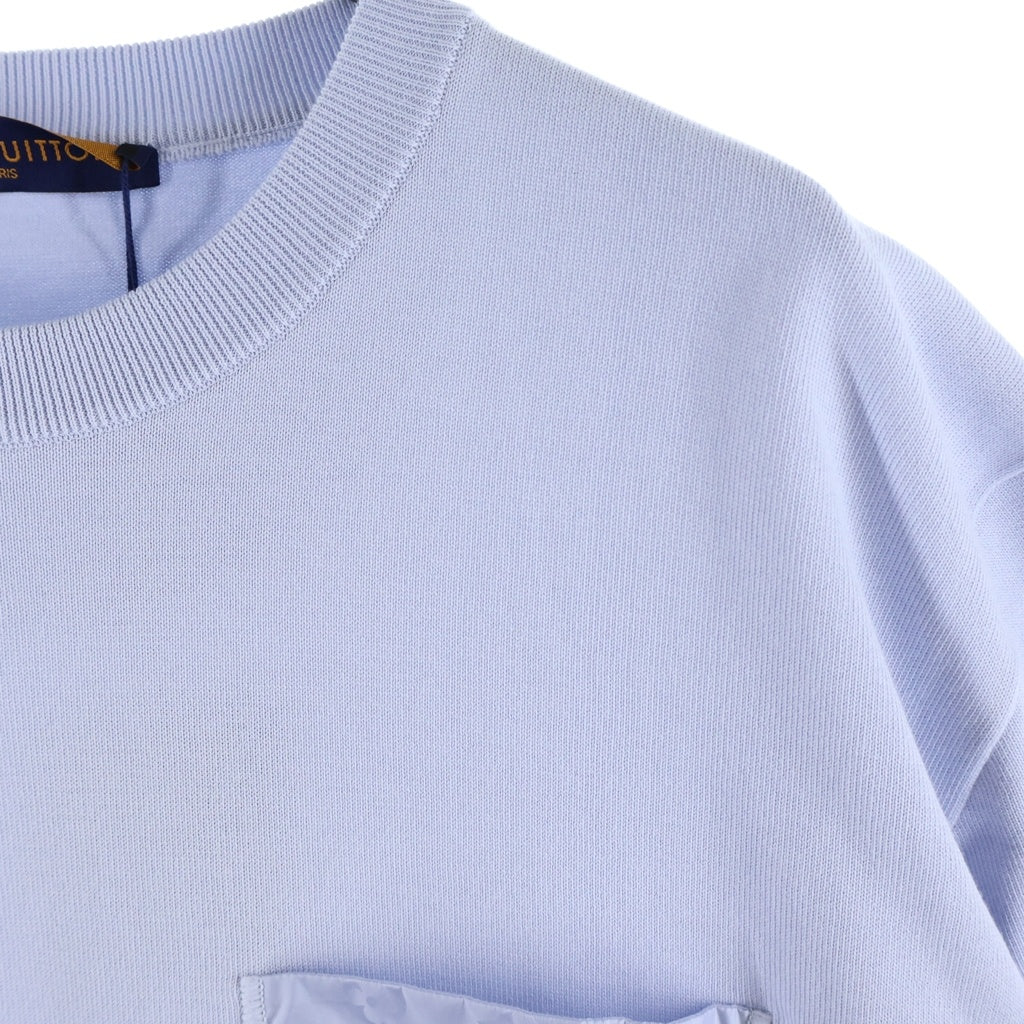 LOUIS VUITTON(ルイヴィトン) モノグラム ナイロンポケット付き 半袖Tシャツ カットソー ブルー RM262ME ZLW HTN44W
