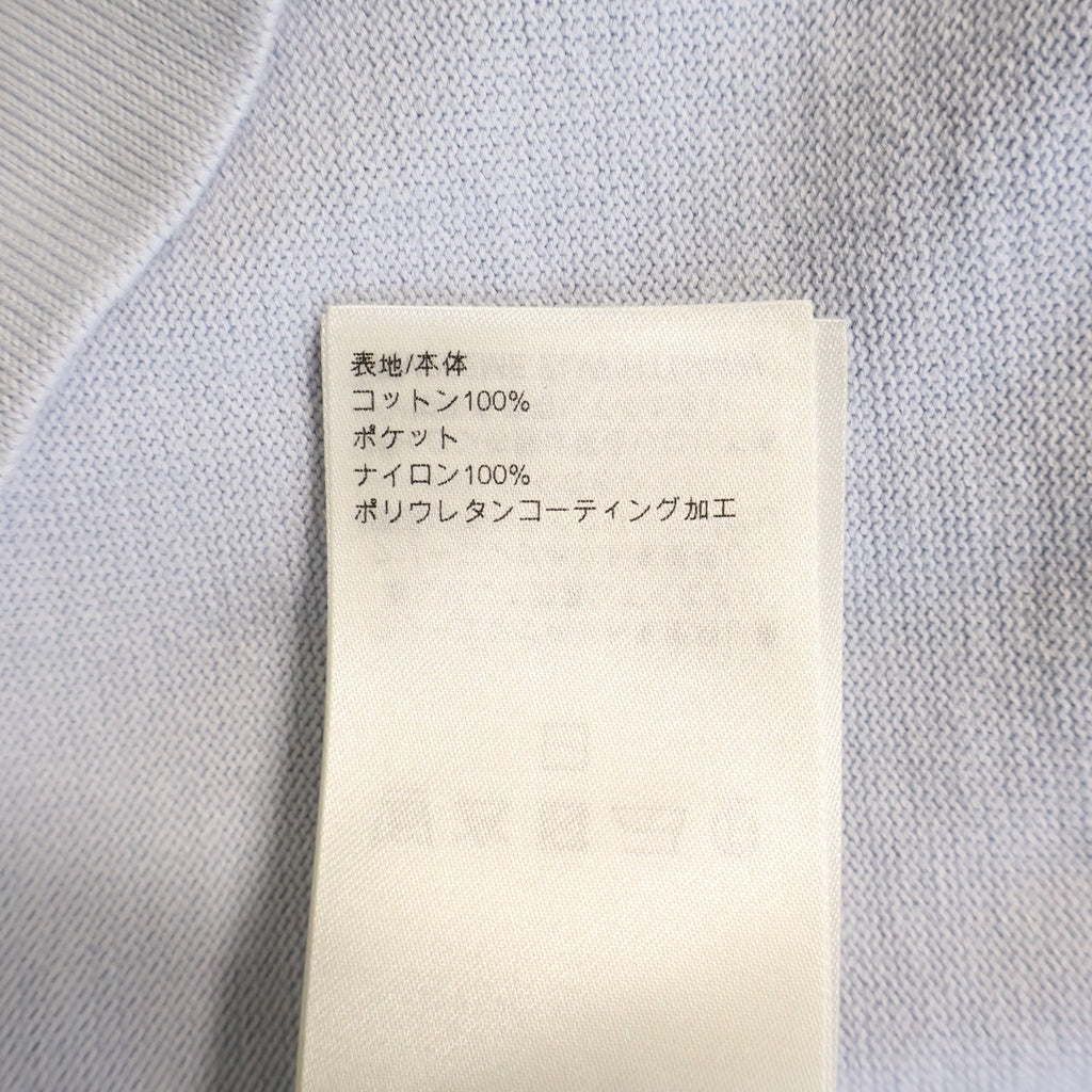 LOUIS VUITTON(ルイヴィトン) モノグラム ナイロンポケット付き 半袖Tシャツ カットソー ブルー RM262ME ZLW HTN44W