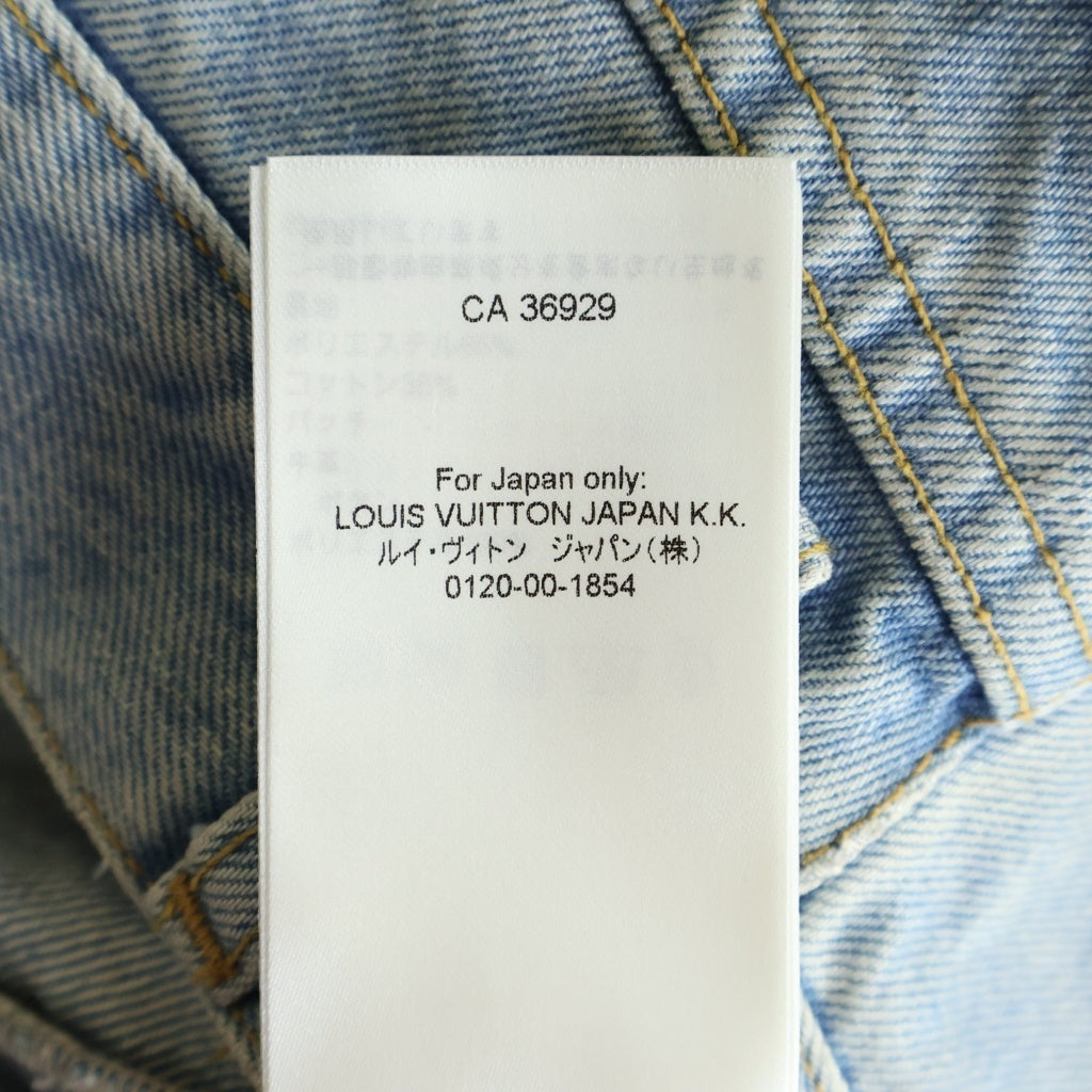 LOUIS VUITTON(ルイヴィトン) バギーショートパンツ ワイドショーツ ハーフパンツ デニム インディゴ RM251M PCP HTD52W