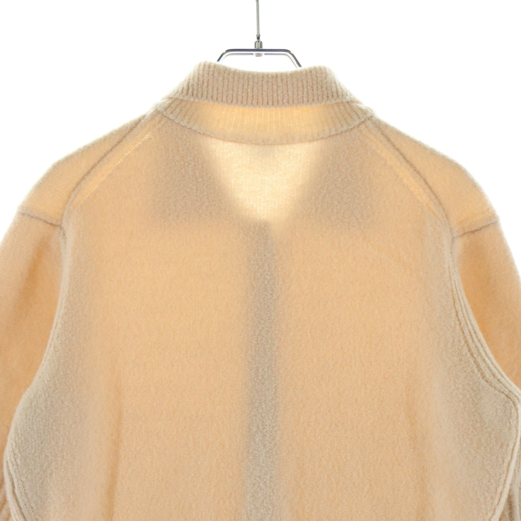 LOUIS VUITTON(ルイヴィトン) 26SS LVモノグラムボタン ニットトップ 半袖 ベージュ RW261WW SH2 FUKG13