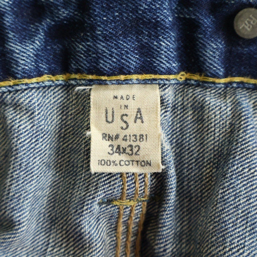 RRL(ダブルアールエル) 2nd BALTIMORE DENIM PANTS ボルチモア セカンド デニム パンツ インディゴ