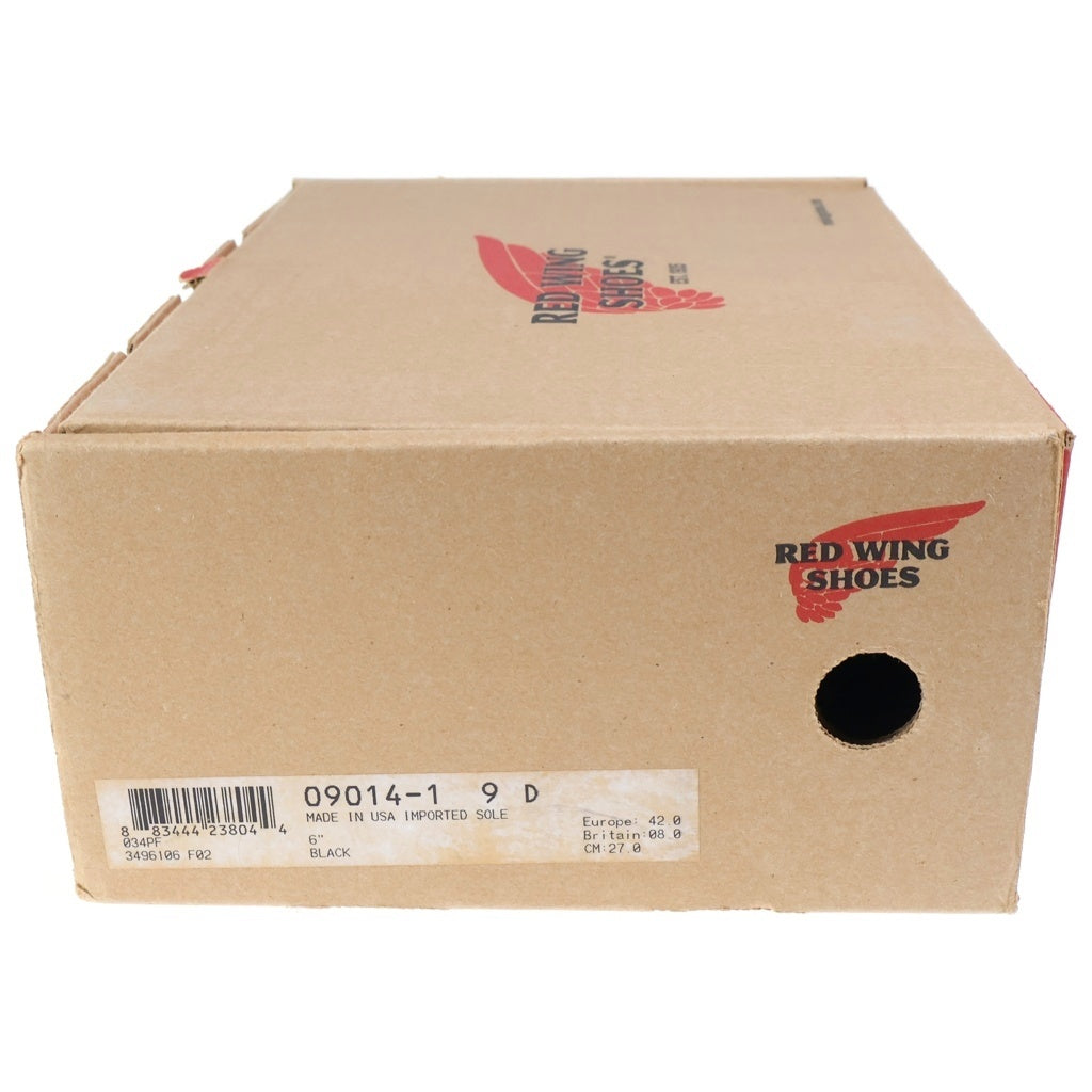 RED WING(レッド ウイング) ベックマン ラウンドブーツ レザー 9014 ブラック