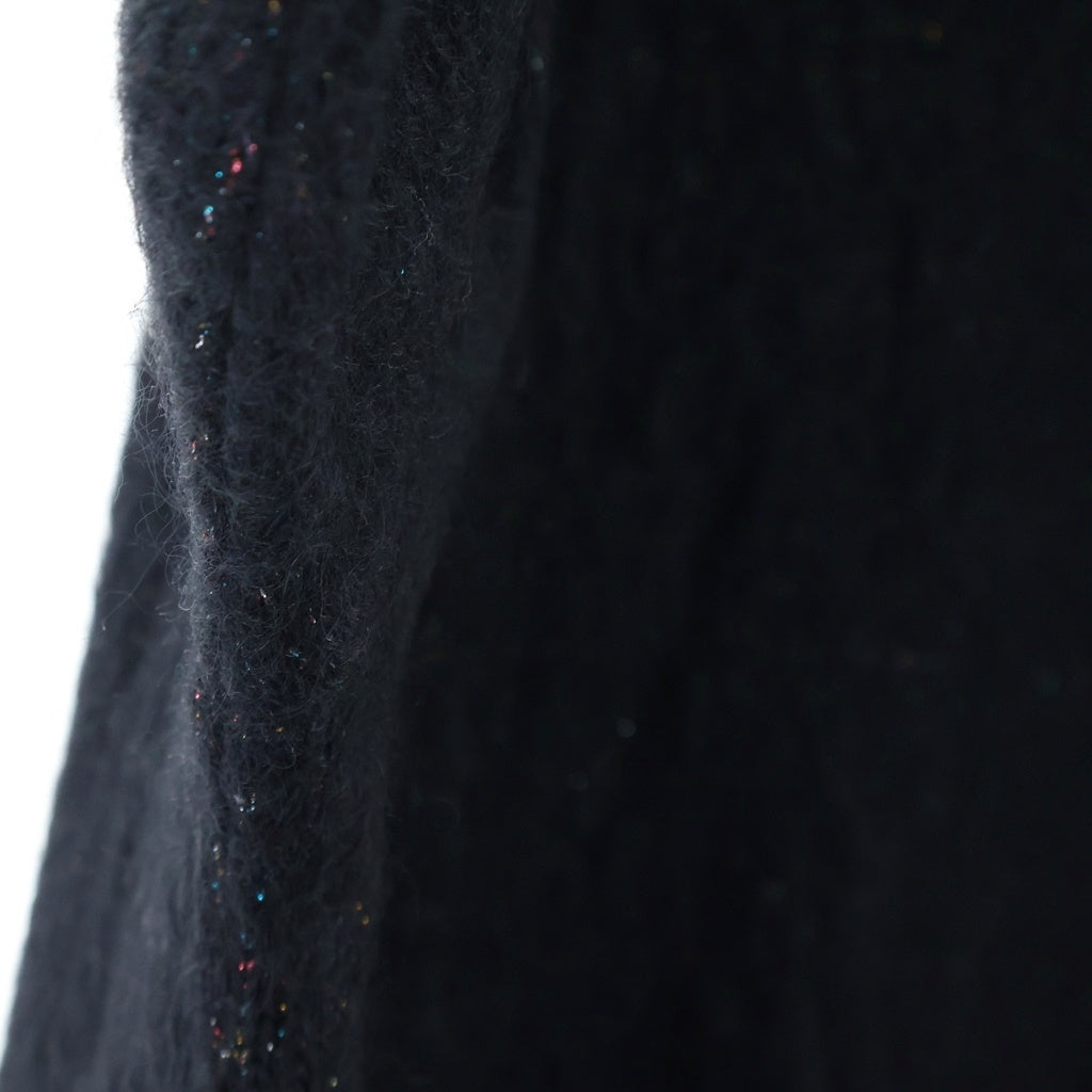 WACKO MARIA(ワコマリア) 24FW GLITTER MOHAIR KNIT SWEATER グリッター モヘア ニット ブラック
