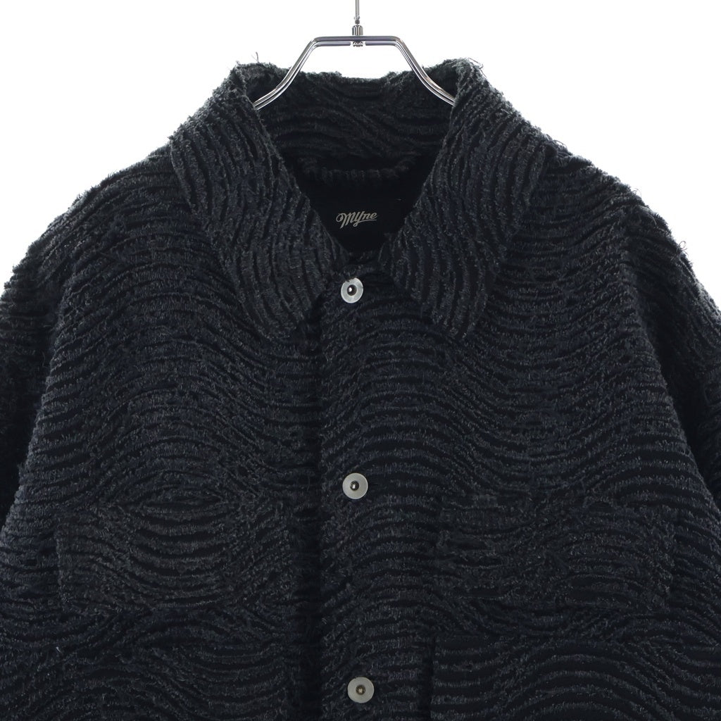 MYne by mihara yasuhiro(マインバイミハラヤスヒロ) 23SS Wave Denim Jacket ウェイブ デニムジャケット ブラック