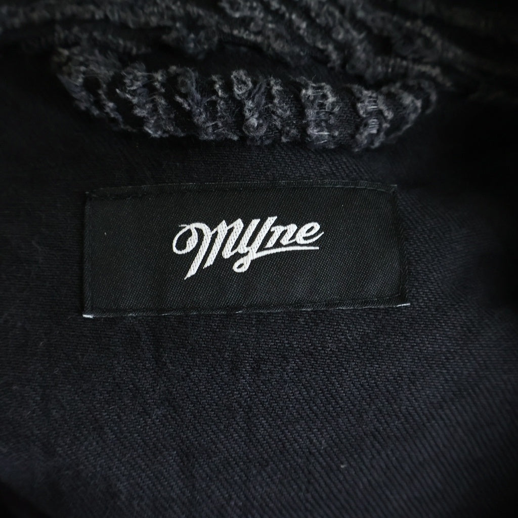 MYne by mihara yasuhiro(マインバイミハラヤスヒロ) 23SS Wave Denim Jacket ウェイブ デニムジャケット ブラック
