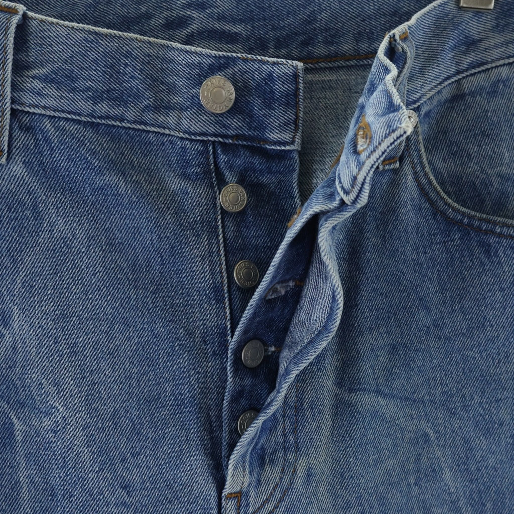 DRIES VAN NOTEN(ドリスヴァンノッテン) 21AW Pine Marble Washed Wide Denim マーブル ウォッシュド ワイドデニム パンツ インディゴ