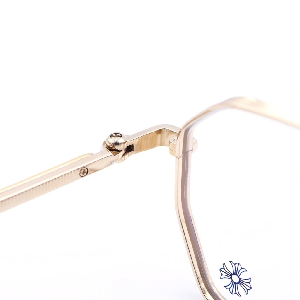 CHROME HEARTS(クロムハーツ) LUMP オクタゴン メタルフレーム サングラス アイウェア 眼鏡 ゴールド