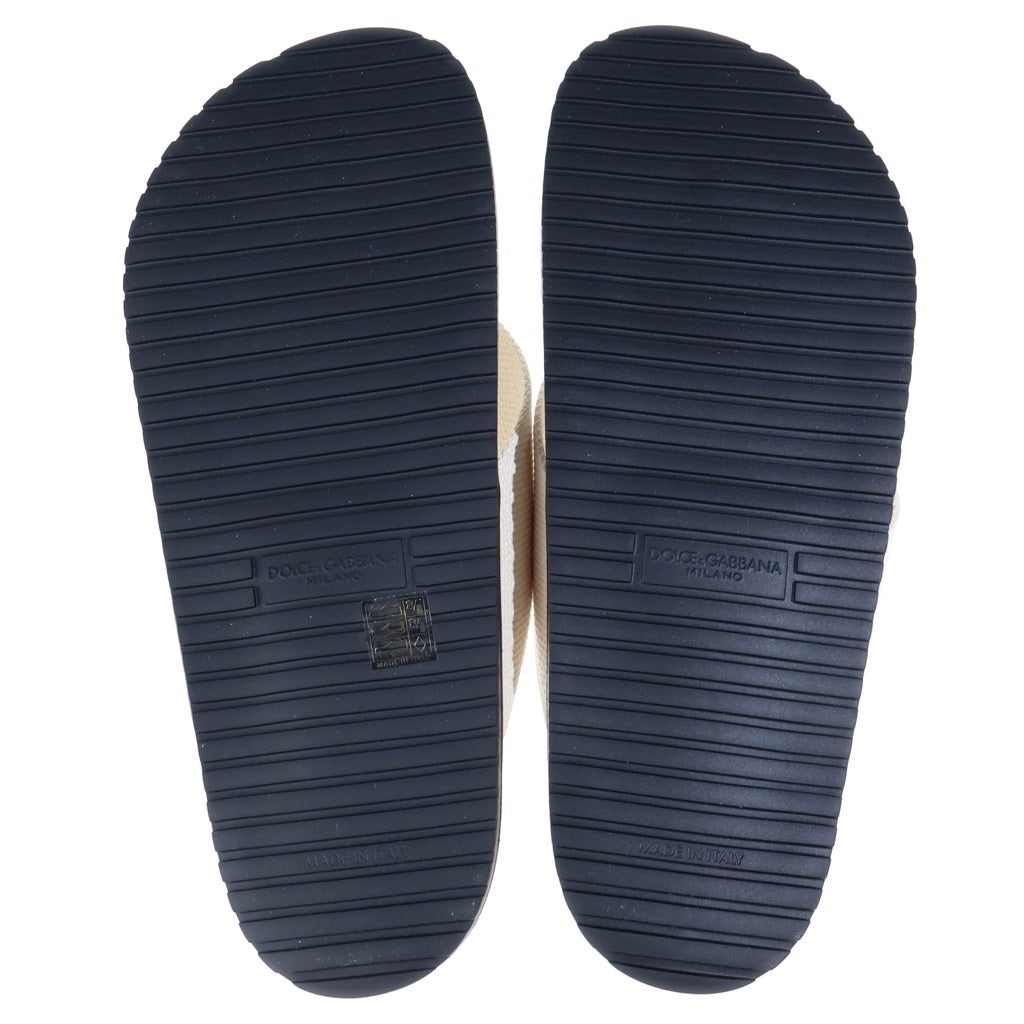 DOLCE & GABBANA(ドルチェアンドガッバーナ) ロゴ トング サンダル ベージュ A80628A07638O902