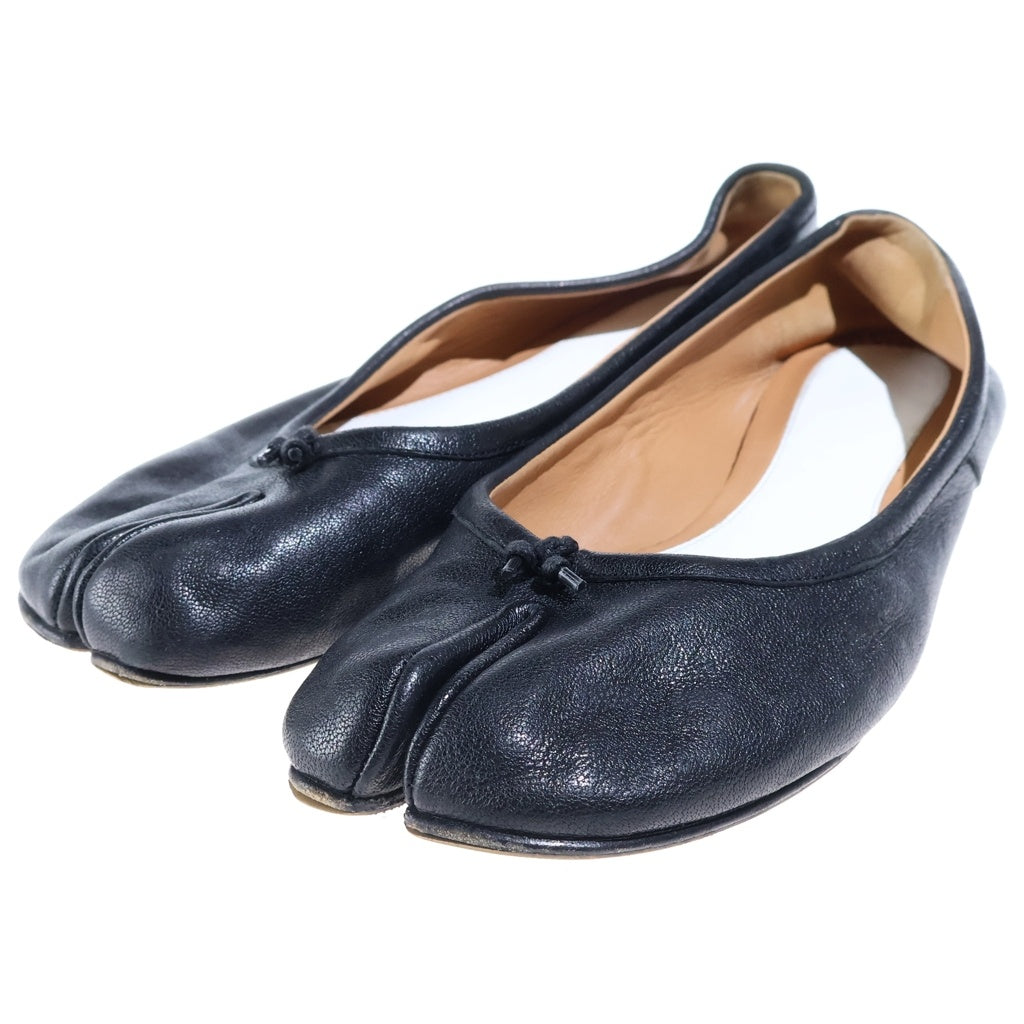 MM6 Maison Margiela(エムエムシックスメゾンマルジェラ) Tabi タビ バレエシューズ レザー US37.5/23.5cm レディース