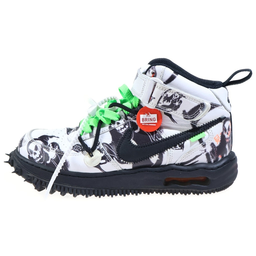 NIKE(ナイキ) ×Off-White Air Force 1 Mid Grim Reaper ×オフホワイト エアフォース1 ミッド グリムリーパー スニーカー シューズ US7.5/25.5cm ホワイト DR0500-102