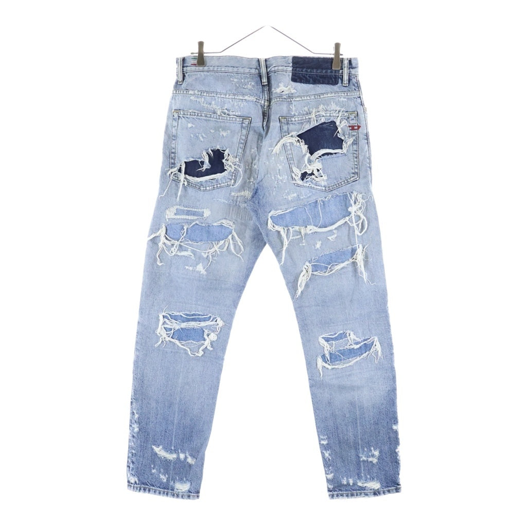 DIESEL(ディーゼル) D-FINING TAPERE ハードダメージ加工デニム パンツ インディゴ