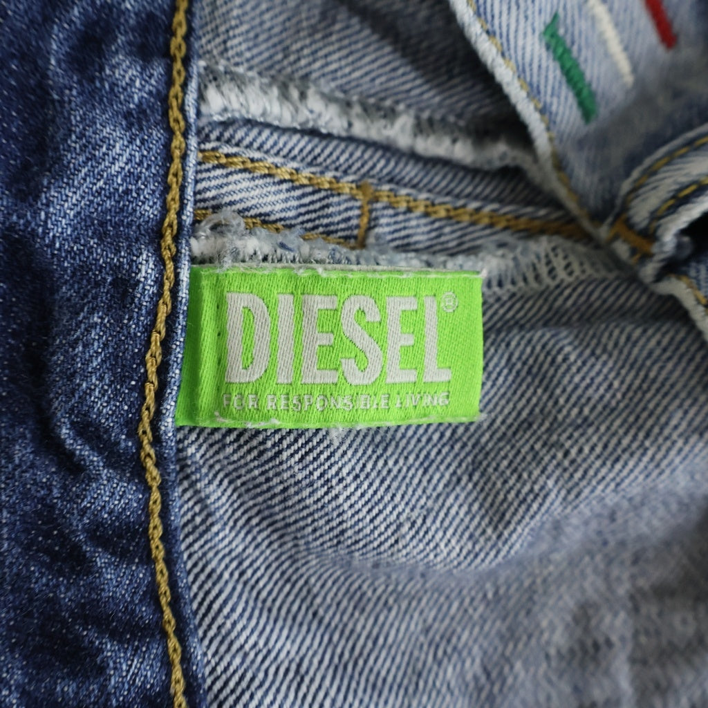 DIESEL(ディーゼル) D-FINING TAPERE ハードダメージ加工デニム パンツ インディゴ