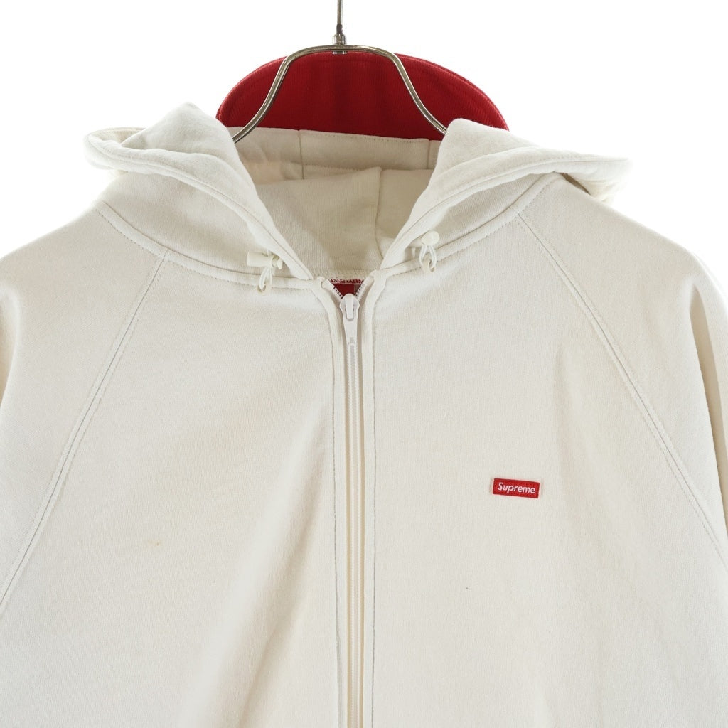 SUPREME(シュプリーム) 22AW Brim Zip Up Hooded Sweatshirt ブリム ジップアップ フーディー パーカー ホワイト
