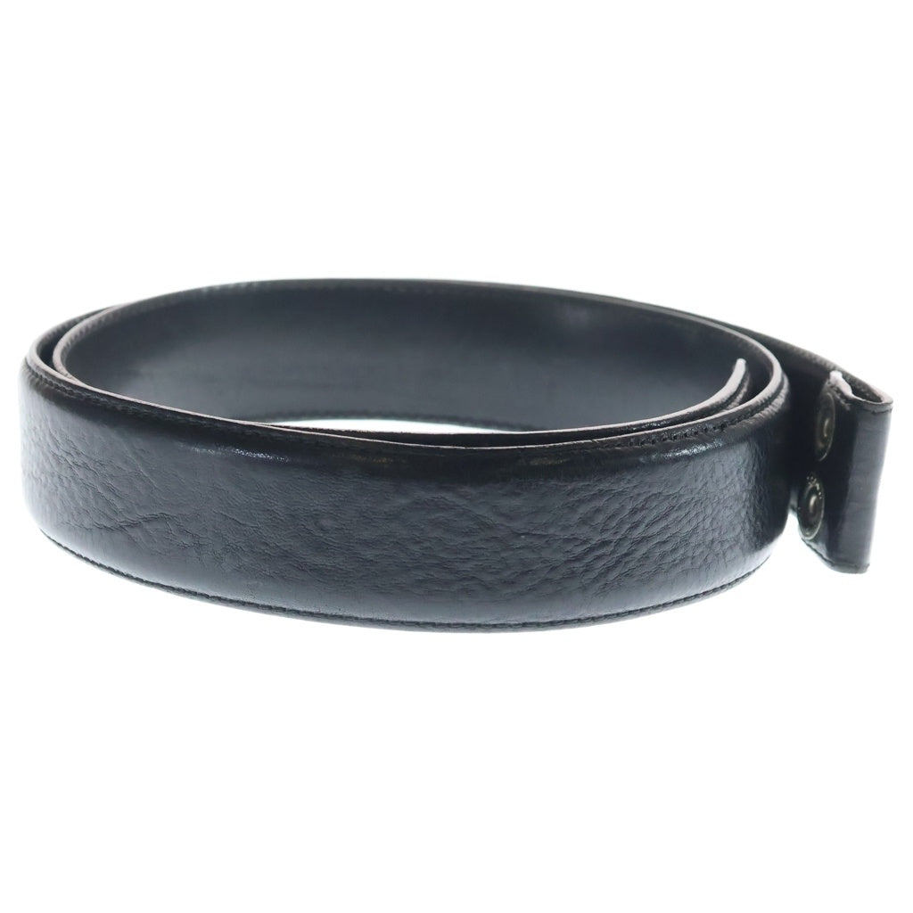 CHROME HEARTS(クロムハーツ) 1.5 STRAP 1.5inchスクロールレーベルリベッツ レザーベルト