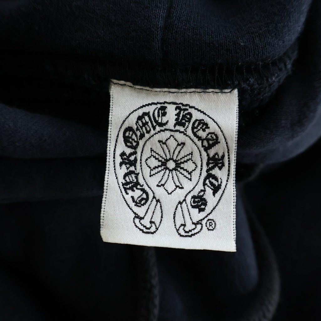 CHROME HEARTS(クロムハーツ) CH Scroll Label Hoodie バックCHプラス スクロールラベルパーカー 裏サーマル