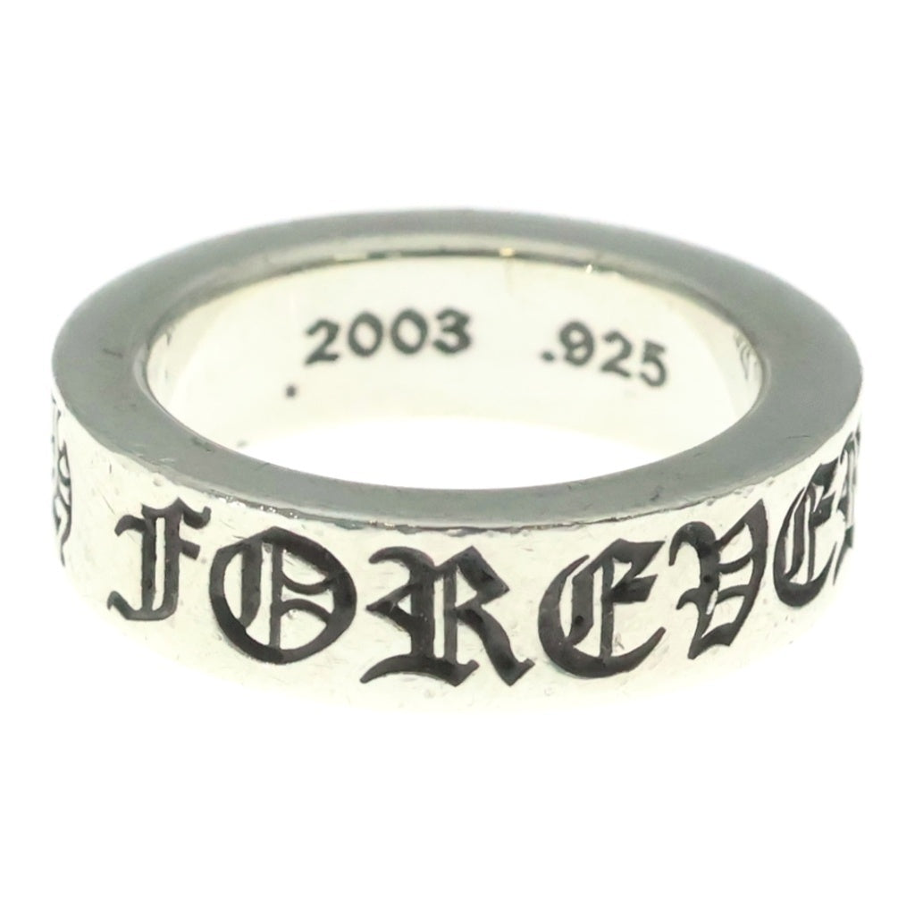 CHROME HEARTS(クロムハーツ) 6mm SPACER FOREVER 6mmスペーサーリング フォーエバーシルバーBCA337