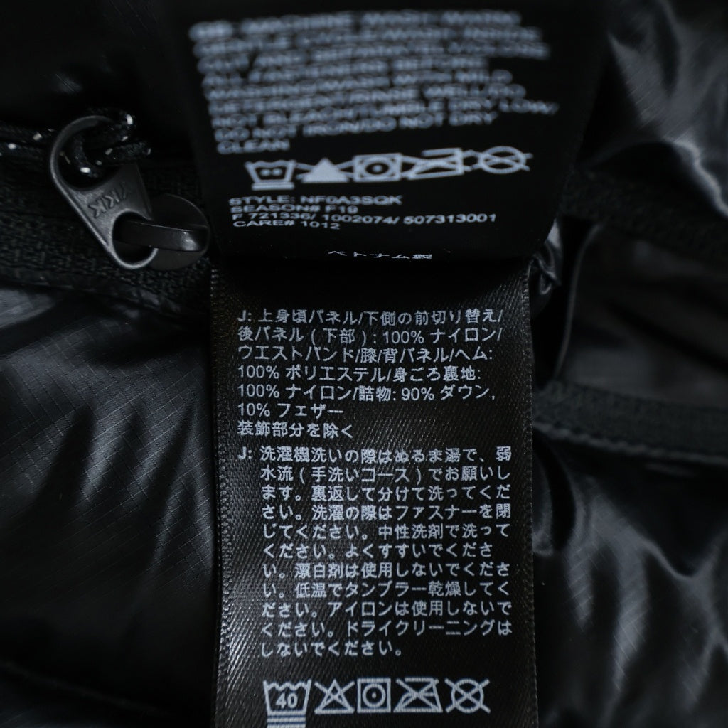 THE NORTH FACE(ザノースフェイス) SUMMIT サミット ダウン パンツ ブラック