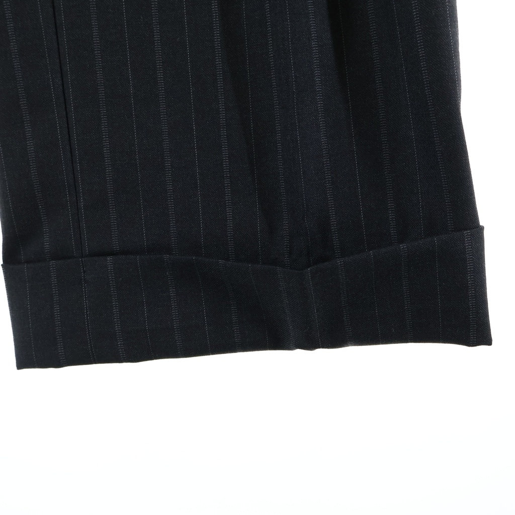 Ermenegildo Zegna(エルメネジルドゼニア) 3B セットアップ スーツ ストライプ レーヨン 2242N1 ネイビー #48