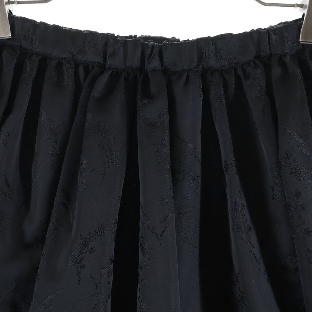 COMME des GARCONS(コムデギャルソン) 08AW レース切り替え ロングスカート ブラック レディース GB-S020