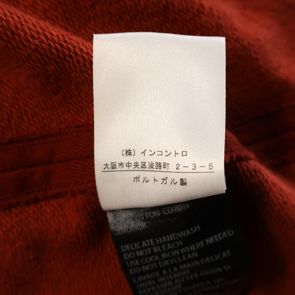ANN DEMEULEMEESTER(アンドゥムルメステール) Asymmetric Hooded Wrap Jacket アシンメトリック フーデッド ラップ ジャケット レッド レディース