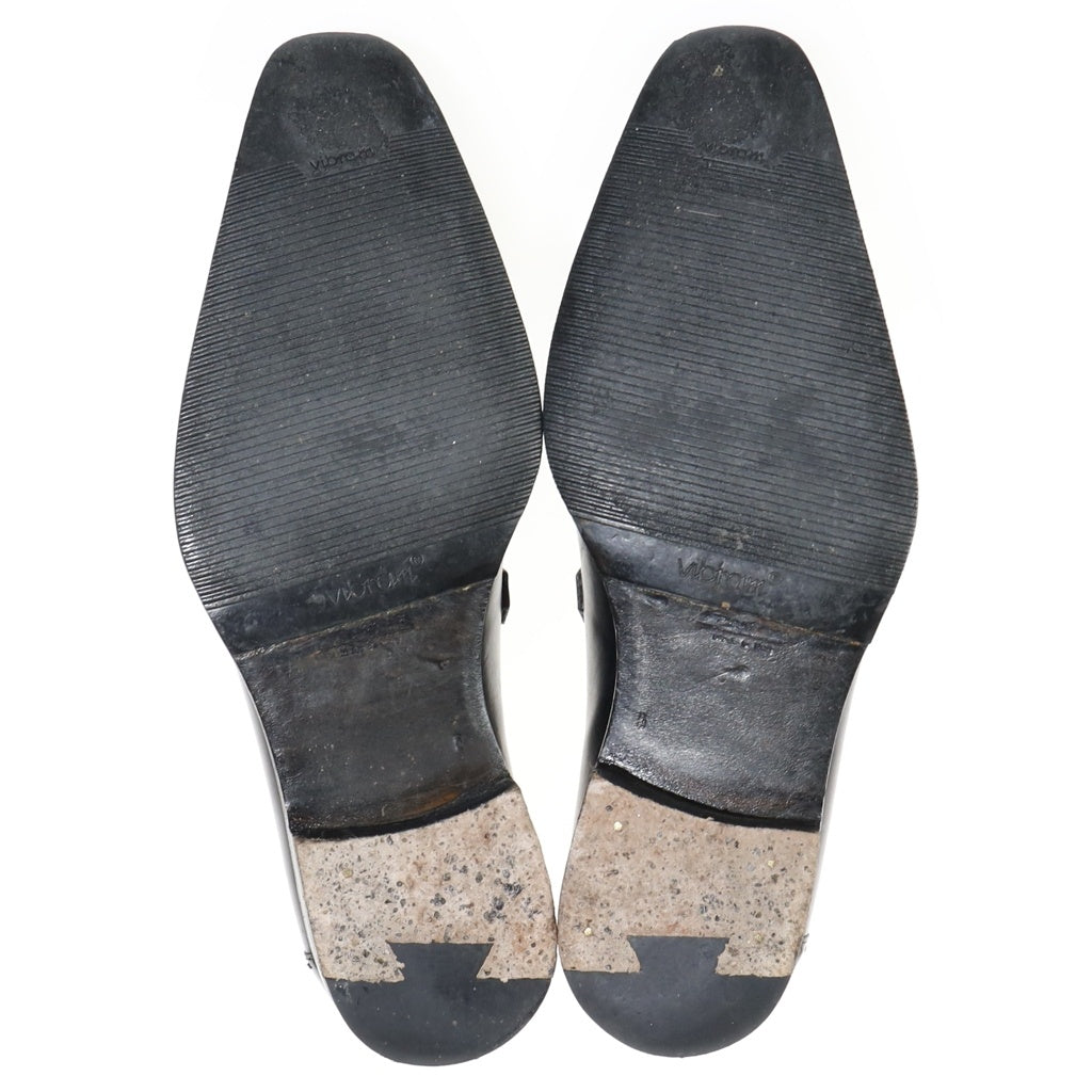 Santoni(サントーニ) リボンローファー Uチップ レースアップレザーシューズ 6889 01
