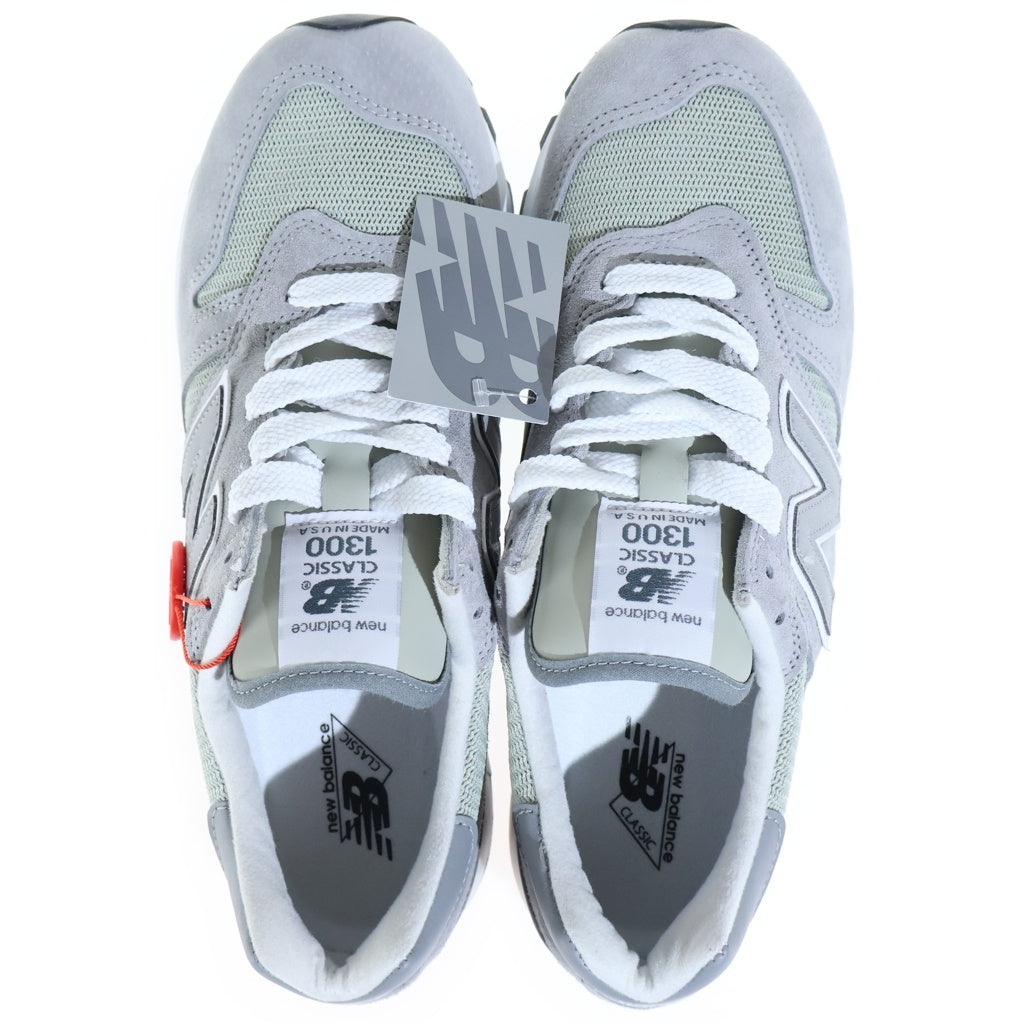 New Balance(ニューバランス) GRAY サイドロゴ スエード ローカット スニーカー シューズ US8.5/26.5cm グレー U1300GY