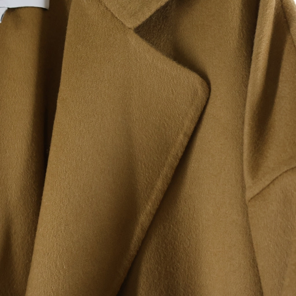 LOEWE(ロエベ) Oversize Belt Coat カシミヤ オーバーサイズ ベルト コート ブラウン S2281141PA レディース