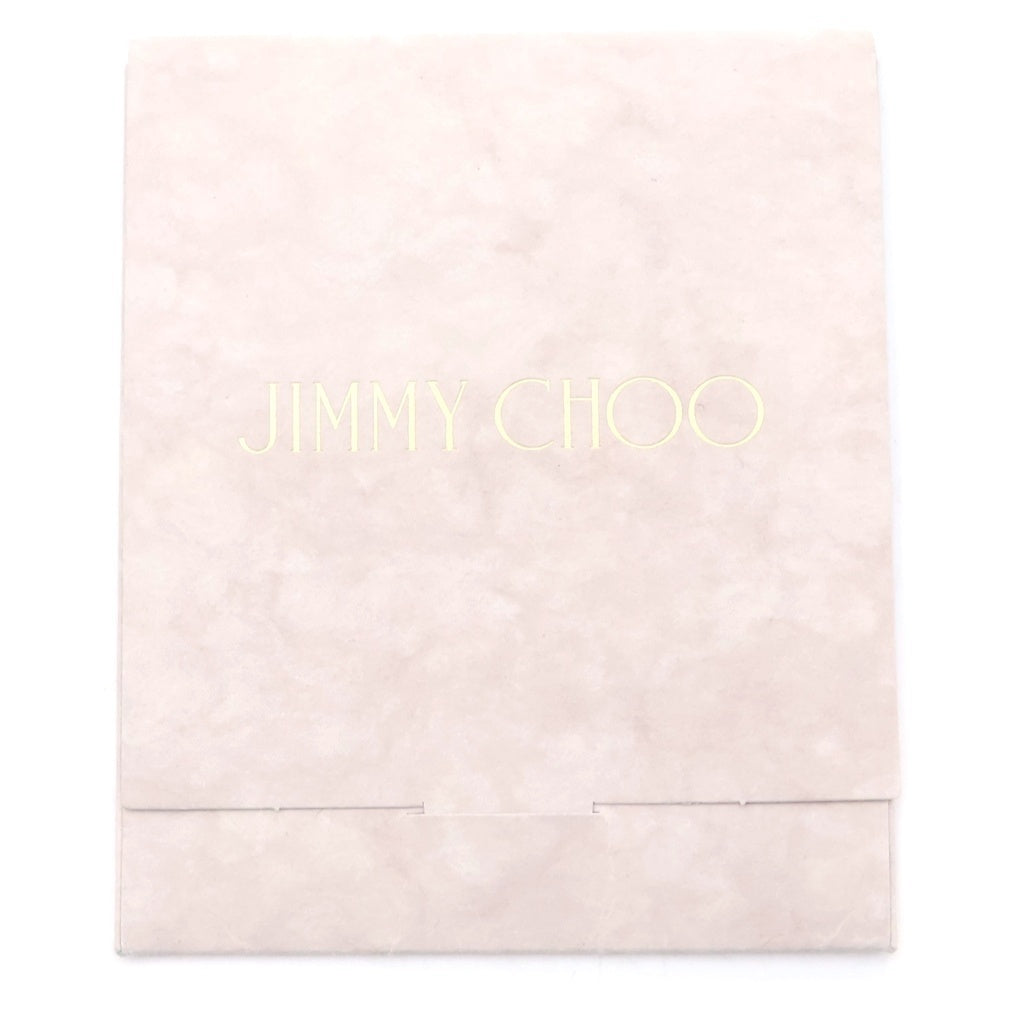 JIMMY CHOO(ジミーチュウ) クロコ型押し レザー クラッチバッグ ブラック