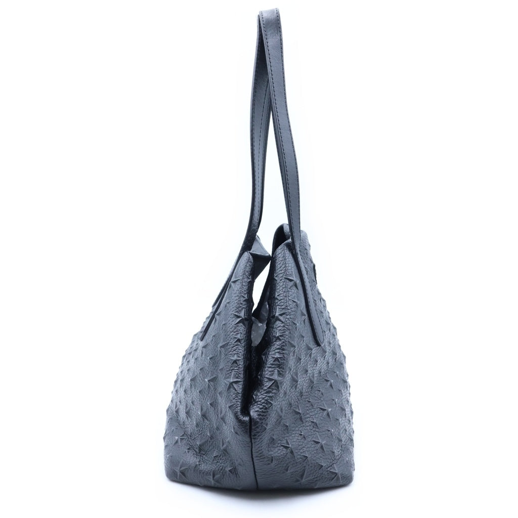 JIMMY CHOO(ジミーチュウ) ソフィア スモール スターエンボス トートバッグ ブラック レディース