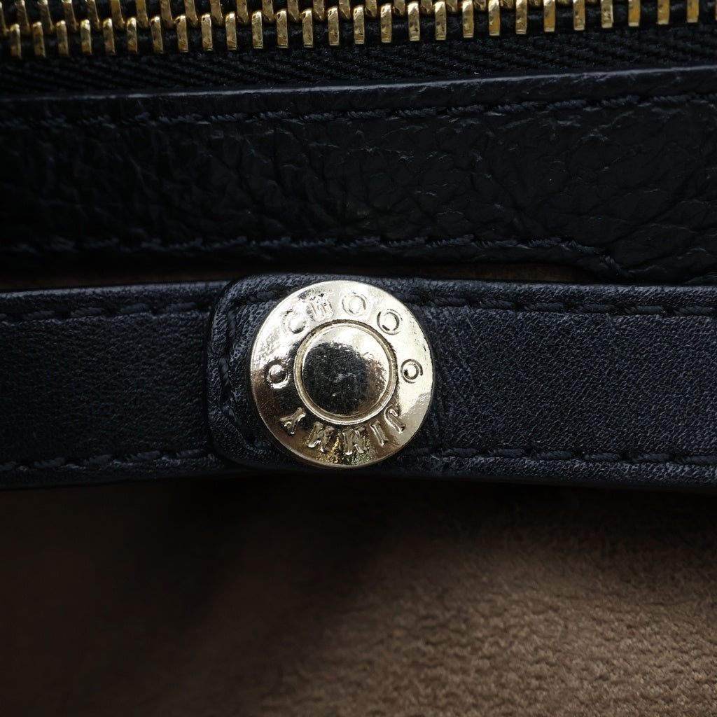 JIMMY CHOO(ジミーチュウ) ソフィア スモール スターエンボス トートバッグ ブラック レディース