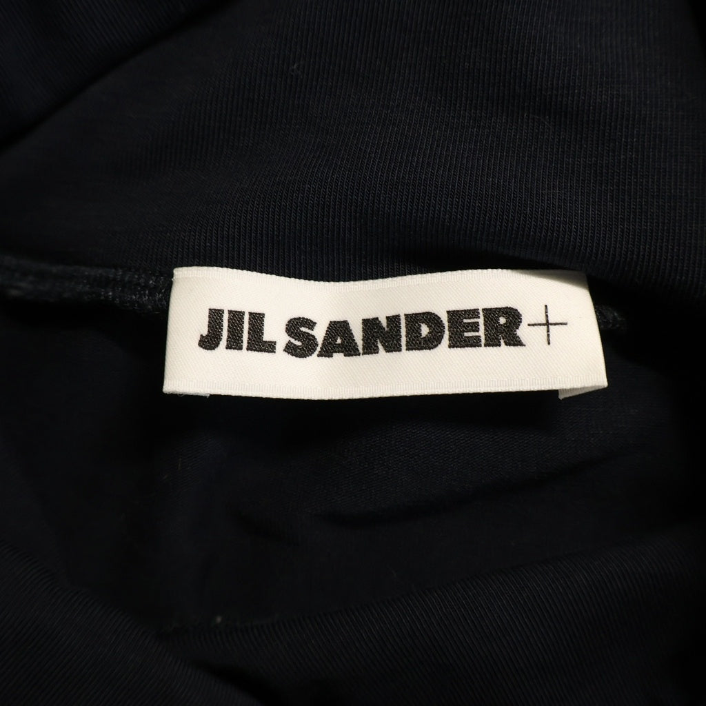 JIL SANDER(ジルサンダー) 22AW 刺繍ロゴ タートルネック 長袖 カットソー ブラック J47GC0005 J45049