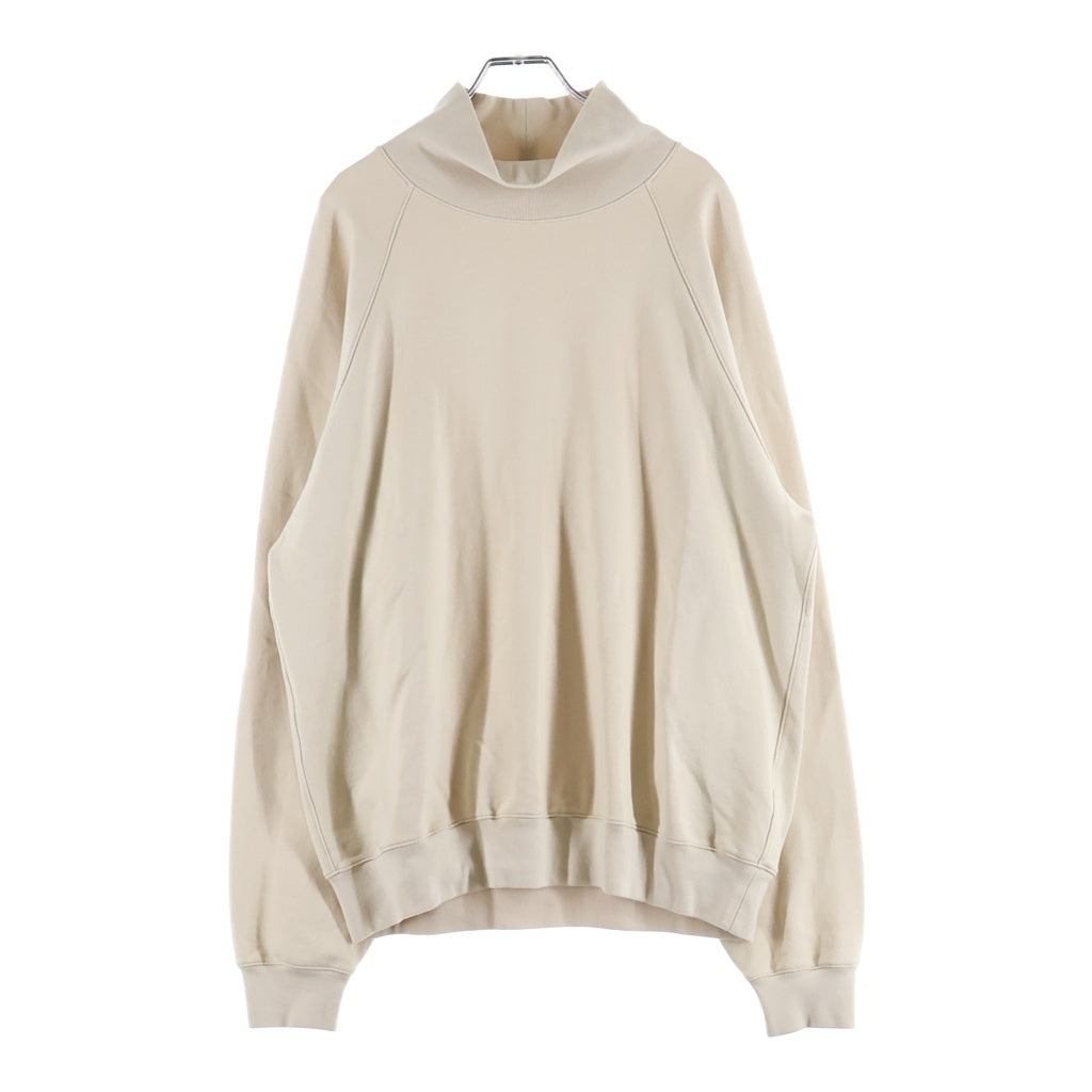 AURALEE(オーラリー) 21AW SUPER SOFT HEAVY SWEAT MOCK NECK スーパーヘビー スウェット モックネック ベージュ A21AP02GU